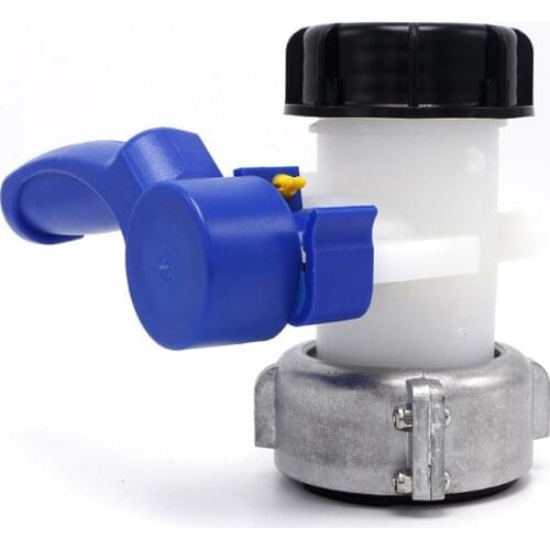 IBC Tank Container Inlet 75mm To Outlet Male 2Inch DN50 Butterfly Valve Container bucket