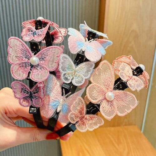 Sweet Childrens Korean Hairstyle Hair Accessories Style Headband Cute Cartoon Fixed Hair Loop Headwear Headwear Gifts For Girls