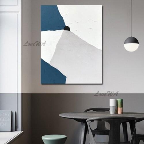 The Soft Simple Abstract 100% Handpainted Painting Wall Art Home Decor New Arrival Modern Oil Painting On Canvas No Framed