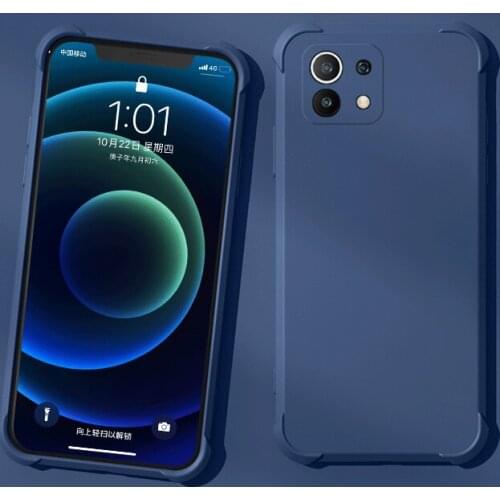 Soft Shock-Proof For Xiaomi Mi 11 Case Matte Pure Plain Color For Xiaomi Mi 9T 8 9 Mi10 10 Pro Mi8 Lite Back Cover Protective