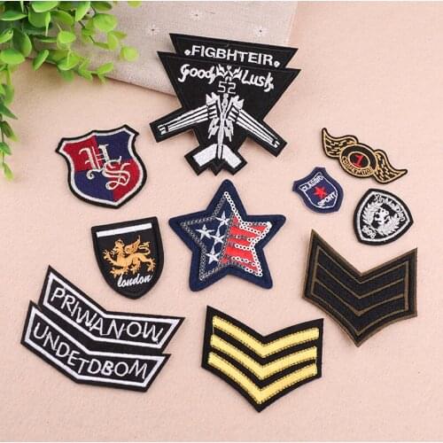 Badge Computer Embroidery Chapter Big Airplane Clothes Decoration Embroidered Cloth Stickers Patch