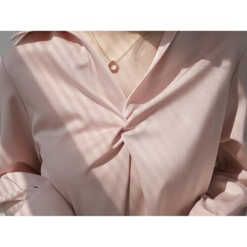 Розовые блузки Okkdey China At AliExpress