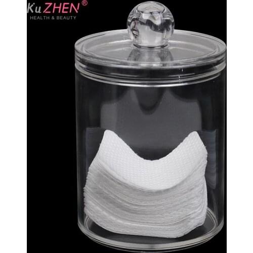 Transparent Acrylic Cosmetic Storage Box Desktop Cotton Swabs Cosmetic Make Up Organize Case Transparent Makeup Organizers