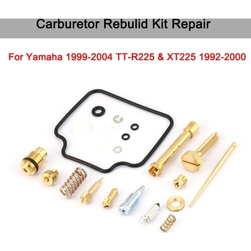 Carburetor Rebuild Kit Repair for Yamaha 1999-2004 TT-R225 & XT225 1992-2000