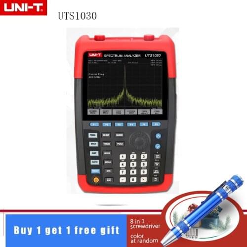 UNI-T UTS1030 Handheld Spectrum Analyzer; 9kHz to 2.6GHz Spectrum Analyzer, 1Hz Resolution, USB Communication
