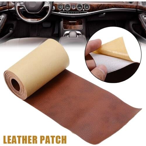 7.6*152cm Leather Tape Self-Adhesive Stick-on Sofa Handbags Suitcases Car Seats Repairing Leather Repairing Patch DIY Craft