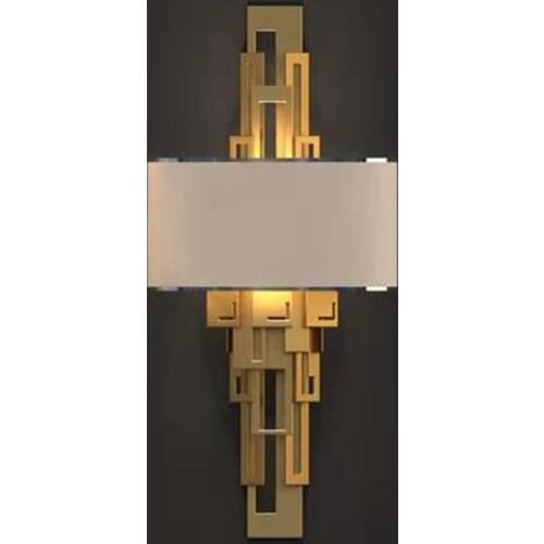 Nordic Home Decoration Living Room Background Wall Hotel Villa Decoration Creative Light Luxury Fabric Wall Lamp