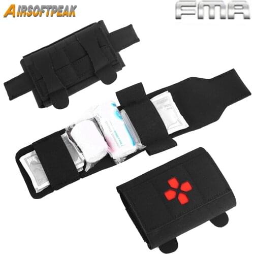 FMA Tactical First Aid Medical Molle Bag Military Emergency Bag EDC Waist Pouch Pack Micro TKN BK/DE Hunting Survival Tool Kit