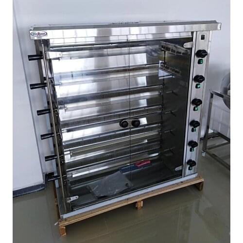 Five burners to roast,Gas duck roaster, chicken roaster machine, commercial chicken BBQ grill, chicken oven