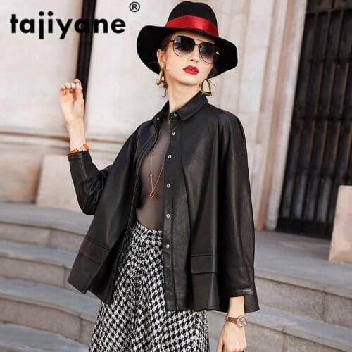 Leather Real 100% Jacket Women Geniuine Leather Jacket Ladies Plus Size Sheepskin Coat Womens Jackets Leather Jacket 81014 PY5