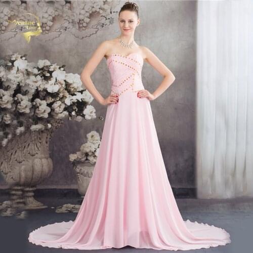 Formal Evening Dresses Elegant 2019 Jeanne Love Maxi Woman Chiffon Event Dress Robe De Soiree Prom Party Formal Dresses OL5215