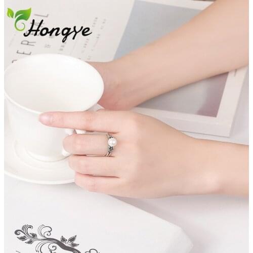 Vintage 925 Silver Ladies Ring Flower Decorative Brand Designer Girls Teenager Personalized Birthday Finger Ring Fashion Jewelry