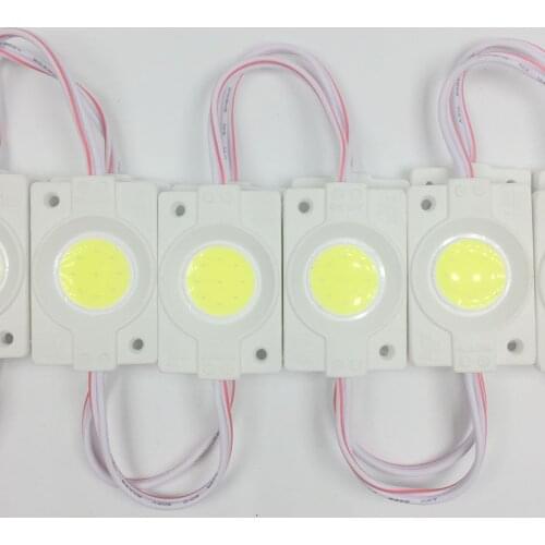 100pcs/lot COB injection LED Module DC12V 2.4W Waterproof advertising light LED Sign Free shipping