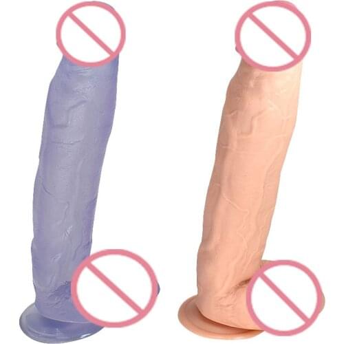 3 Colors Super Huge Dildos With Suction Cup Artificial Horse Dildos Sex Products Female Masturbation Penis Stimulate Massage