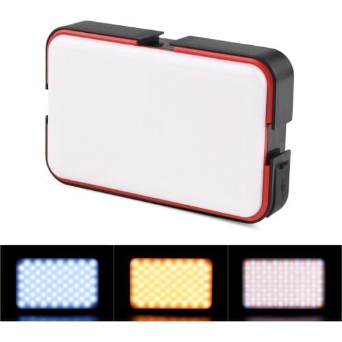 Andoer LED Video Light Photography Fill Light 170LEDs Dimmable 2500-8500K IP63 Mini Ballhead for Vlog Live Streaming Video