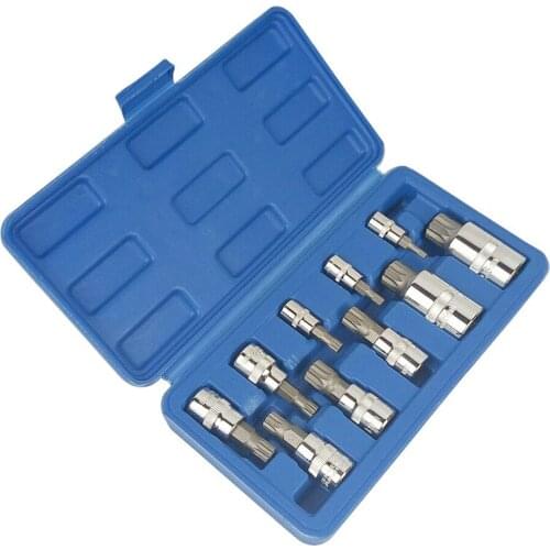 Free shipping 10 in 1 inner 12 corners angle sleeve head screwdriver CR-V alloy steel