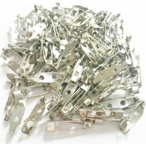 Byozras Metal Brooch Clips Collar Needle Bottom Apparatus 50 Pack party material