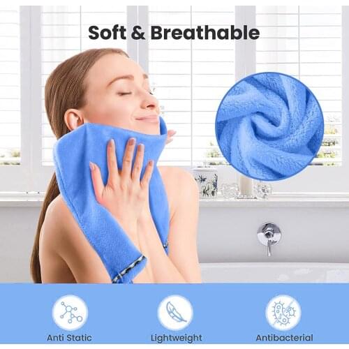 Quickly Hair Absorbs Water Coral Fleece Dry Hair Towel Hair Wraps For Women Magic Microfiberrapid Drying Hair Towel Towel Bathro