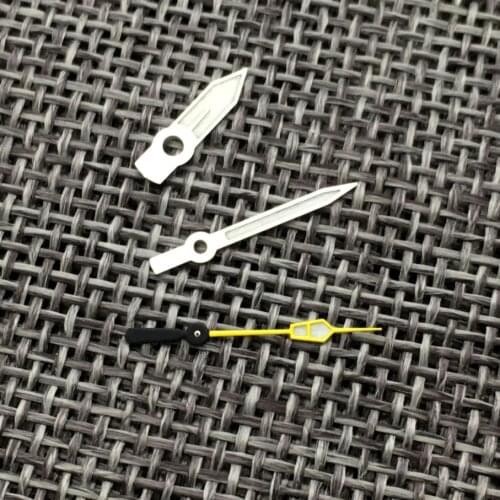 Automatic watch hand yellow seconds luminous used in Japan NH35 NH36 movement watch accessories