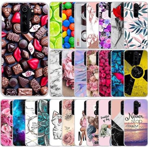 Case For Xiaomi Redmi Note 8 Pro Case For Redmi Note 8Pro Coque Silicon Soft TPU Cover Redmi Note 8 Pro Fundas Bumper Shockproof