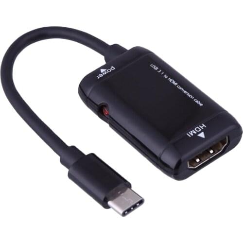 For TV PC Laptop Phone Tablet Type C And 1080P Audio Video Cable HDTV Adapter Plug And Play USB To HDMI adapter