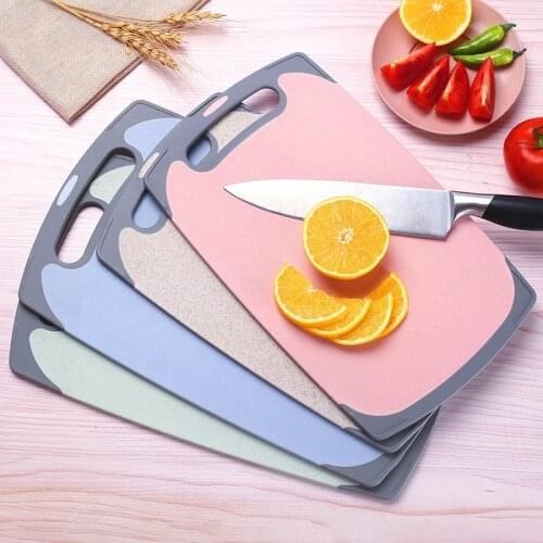 Environmental plastic cutting board baby food supplement disinfection classification bread vegetables Fruit Cut Kitchen supplies
