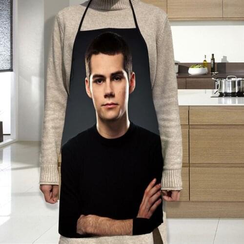 Dylan O’Brien Apron Grill Kitchen Chef Apron Professional for BBQ, Baking, Cooking for Men Women 2 Size 68X95cm and 50X75cm