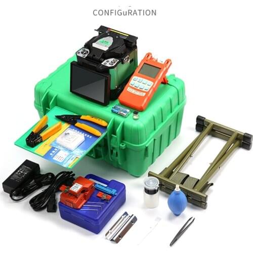 A-80S Green Automatic Fusion Splicer Machine Fiber Optic Fusion Splicer Fiber Optic Splicing Machine Optical Welding Machine