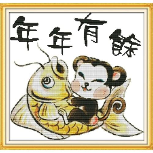 Surplus Year after Year (5) cross stitch kit print canvas stitching embroidery DIY handmade needlework