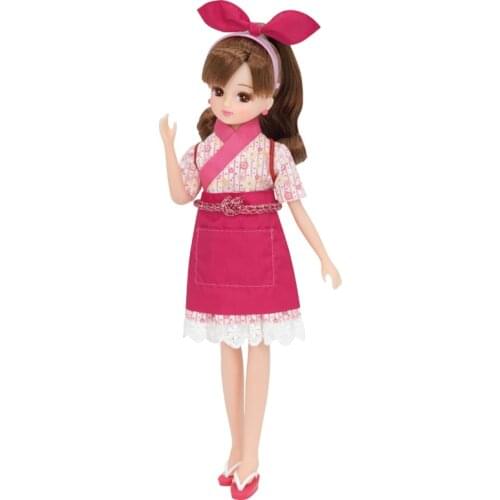 Licca Lica Doll Simulation Doll Princess Lijia Girls Toy Blyth Little Doll Gift Baby Doll Toy Sushi waiter doll