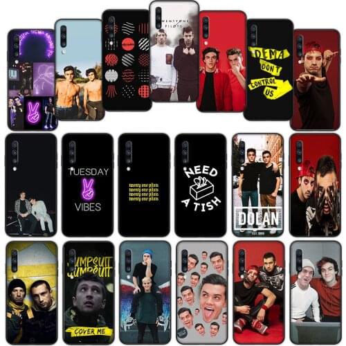 Dolan Twins Twenty One Pilots Soft Cover Case for Samsung Galaxy A10 A10S A20 A30 A20S A20E A30S A40 A40S A50 A50S A70 A70S