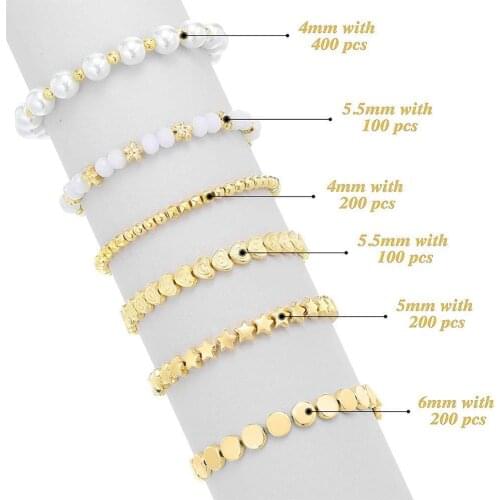 New Star Beads Round Beads Cut Spacer Beads Earrings Necklace Handmade Accessories Beads Fashion Simple Irregular Beads