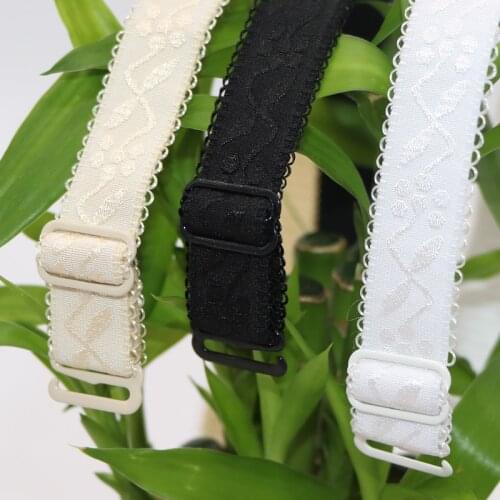 Adjustable Bra Straps Floral Print Womens Bra Straps Intimates Accessories Elastic Brassiere Strap Lingerie Underwear 2/3Pair