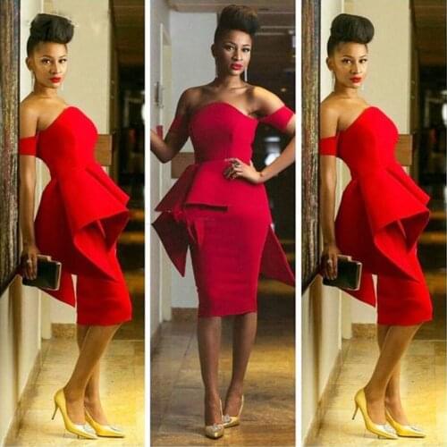 YNQNFS Bridal Wedding Party Evening Dress Red Formal Banquet Wedding Dress