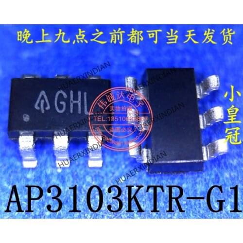 1Pieces new Original AP3103KTR-G1 AP3103 GHL type SOT23-6 BCD In stock real picture