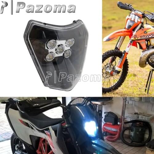 2014 2015-2018 2019 2020 LED Headlight Assembly Enduro MX Motocross Dirt Bike LED Headlamp for EXC EXC-F Six Days 65 125-690