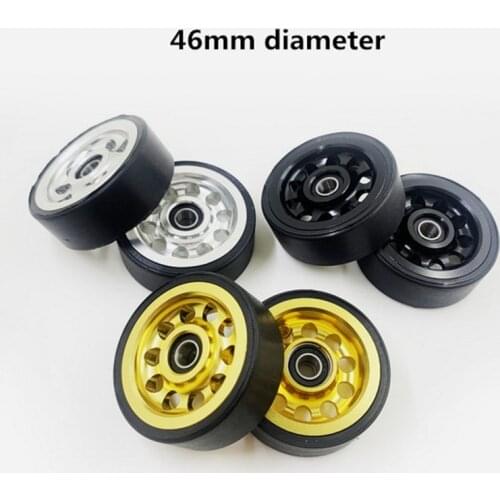 46mm widened easywheel for brompton bike in gold, silver and black