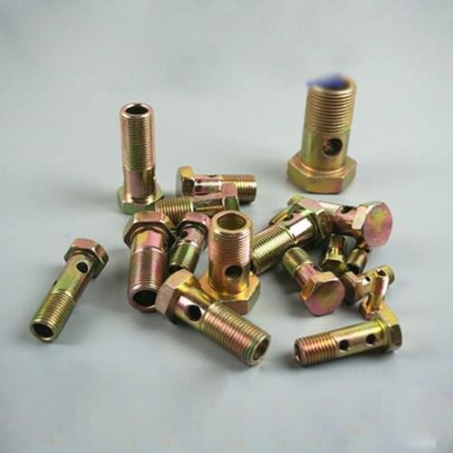 5PCS Hollow Screw Single hole Hex Bolt Hexagon Screws M6 M8 M10