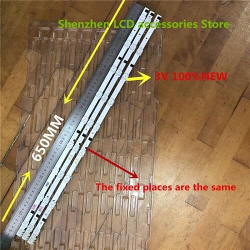 100Pieces/lot 65cm LED Lamp strip 9leds For UA32F4088 2013SVS32H D2GE-320SC0-R3 UA32F4088AR CY-HF320AGEV3H UE32F5000 UA32F4000AR
