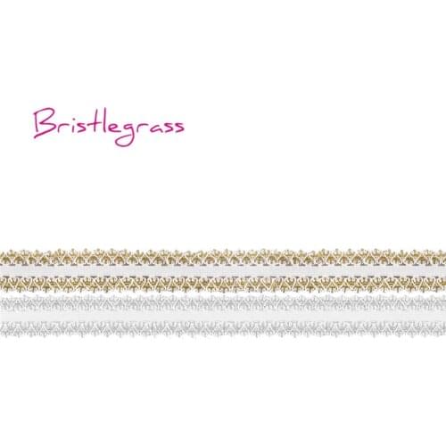 BRISTLEGRASS 5 Yard 1" 25mm Glitter Picot Edge Crown Frilly Lace Trims Elastics Spandex Band Hair Tie Headband Tutu Dress Sewing