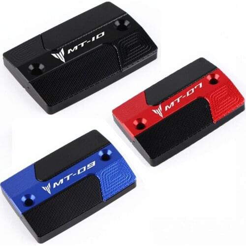 For Yamaha MT07 MT-07 MT09 MT-09 MT10 MT-10 2014 - 2017 16 15 Aluminum Motorcycle CNC Front Brake Oil Reservoir Fluid Cap Billet