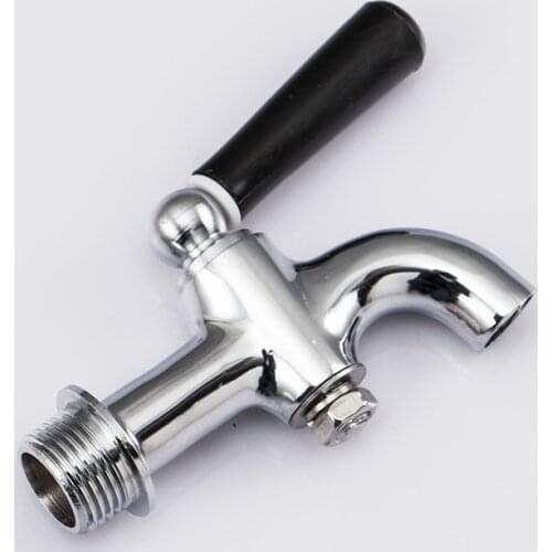 1pc High Quality Brass Chrome Finished Bibcock Insulation Bucket Tap Teacup Open Bucket Electric Teapot Water Faucet