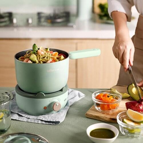 Multifunctional Split Dormitory Small Electric Hot Pot Cooking and Frying Electric Pot Electric Cooking Pot Electric Cooker