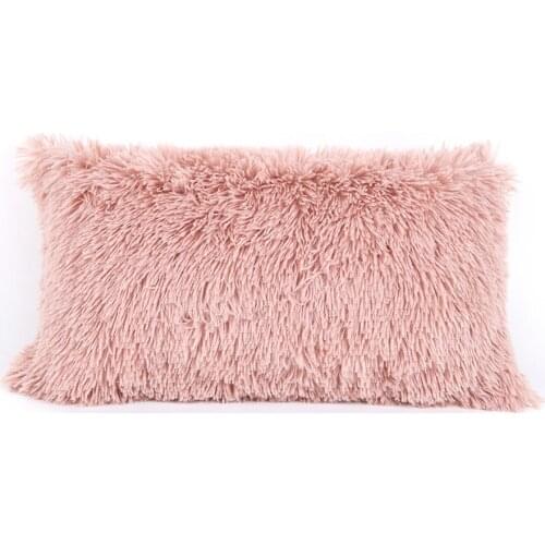 Faux Fur Fluffy Plush Throw Pillow Cases Shaggy Soft Chair Sofa Cushion Cover Bed Couch Living Room Home Decorative Pillow Cover