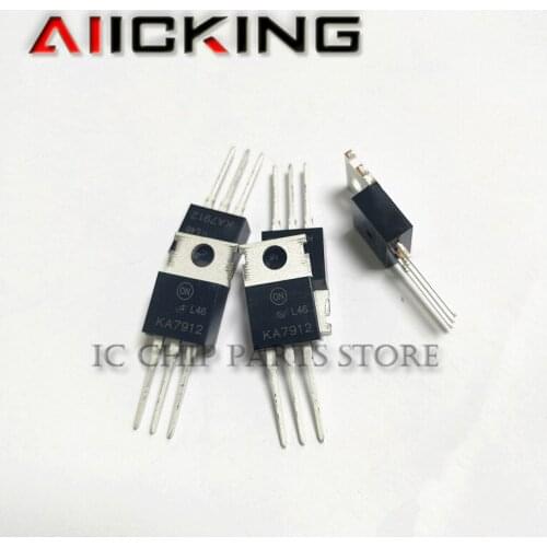 KA7912 10pcs/lot Brand New Spot Ka7912 TO220 Transistor PNP Triple-Terminal Voltage-Regulator Tube Large Chip Current in stock