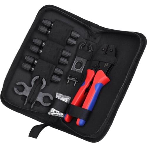 Multitool Crimping Plier Solar Panel PV Terminal Cable Connector Crimper Tool 2.5-6mm2 14-10AWG Pliers Wire Cutters Stripper Set