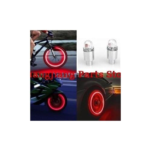 Top Quality 1 Pair Motor Cycling Bike Tyre Tire Valve Waterproof LED Car Bicycle Wheel Lights
