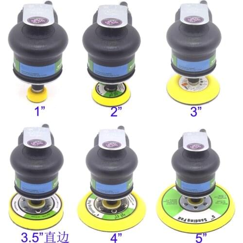 Wilin 1" 2" 3" 4" 5" inch Pneumatic Air Sander Spot Repair Sanders Point Track Concentric Polisher Car Detail Waxing Polishing