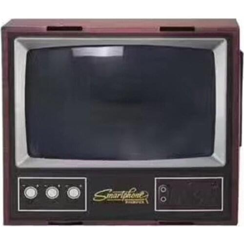 Retro TV Phone Magnifying Glass Retro TV Phone Screen Magnifying Glass Phone Holder Phone Holder Magnifying Installation Gift