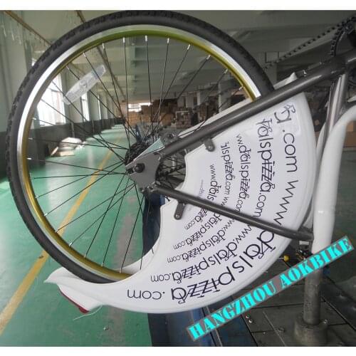 26" city bike wheel fender skirt custom print artwork beach cruiser bike accessories Hangzhou AOK Bike Custom Made Bike Parts